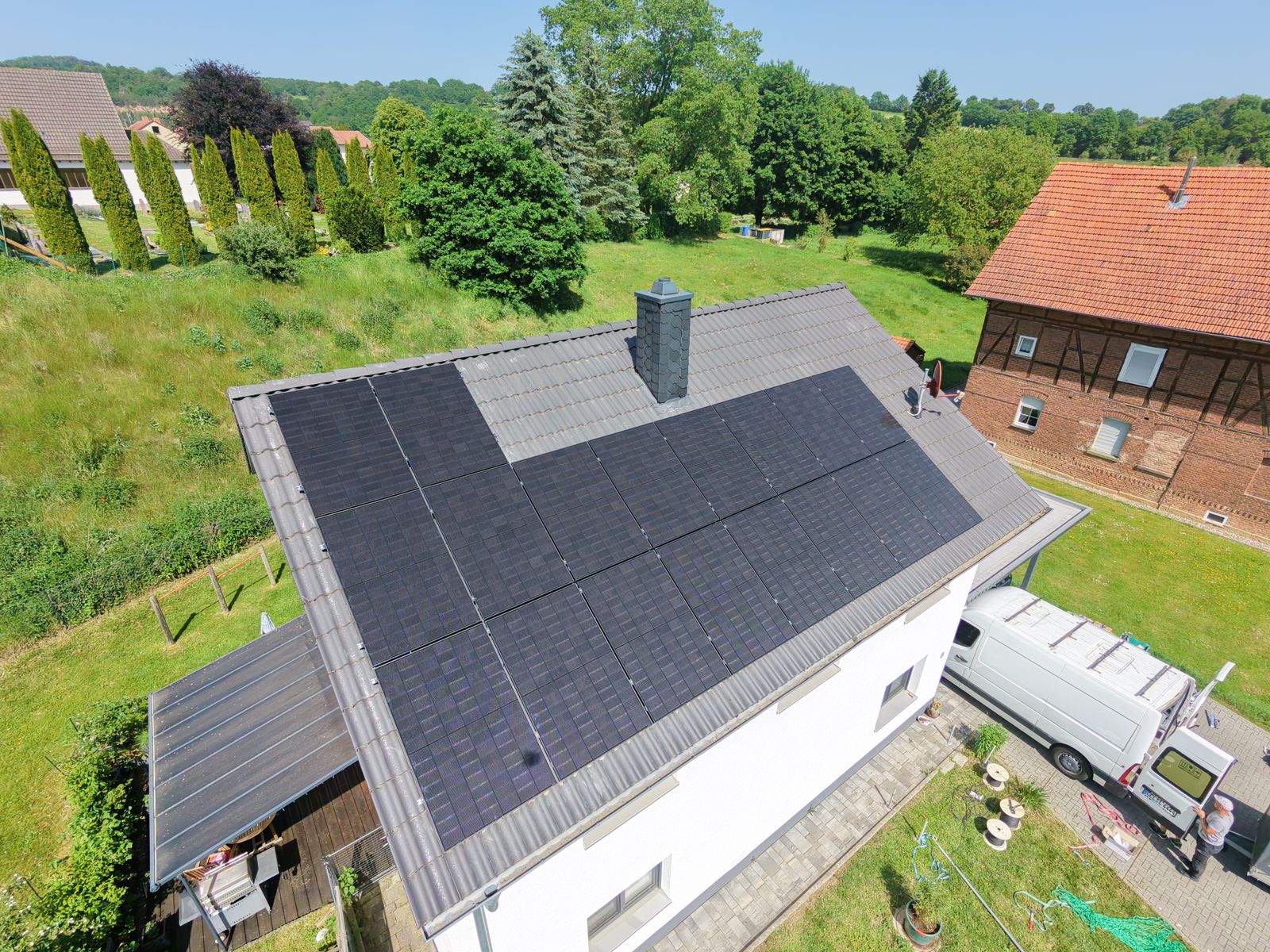 Photovoltaik-Montage als Subunternehmer für ein Solarunternehmen